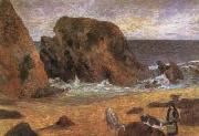Paul Gauguin Seascape in brittany (mk07) Sweden oil painting artist
